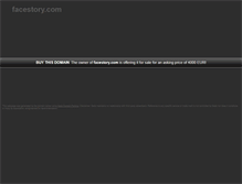 Tablet Screenshot of facestory.com